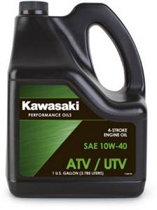 Моторное масло для 4Т двигателей Kawasaki Performance Oils 4-Stroke Engine Oil ATV/UTV SAE 10w40 (3,785л)